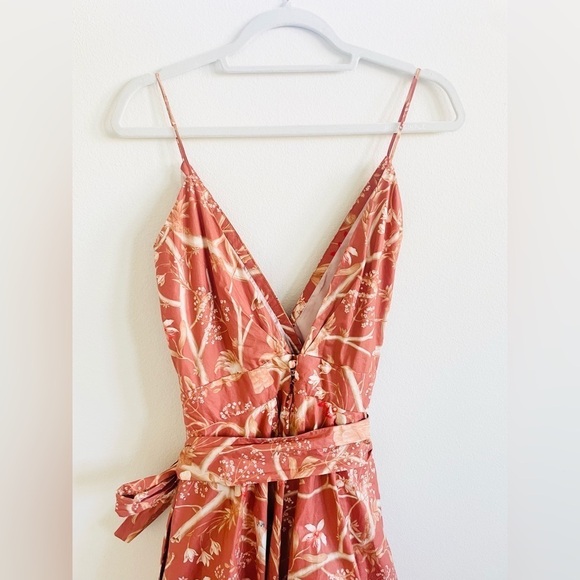 JOHANNA ORTIZ Cacatua belted layered floral-print cotton-poplin midi dress 6 - Picture 12 of 13